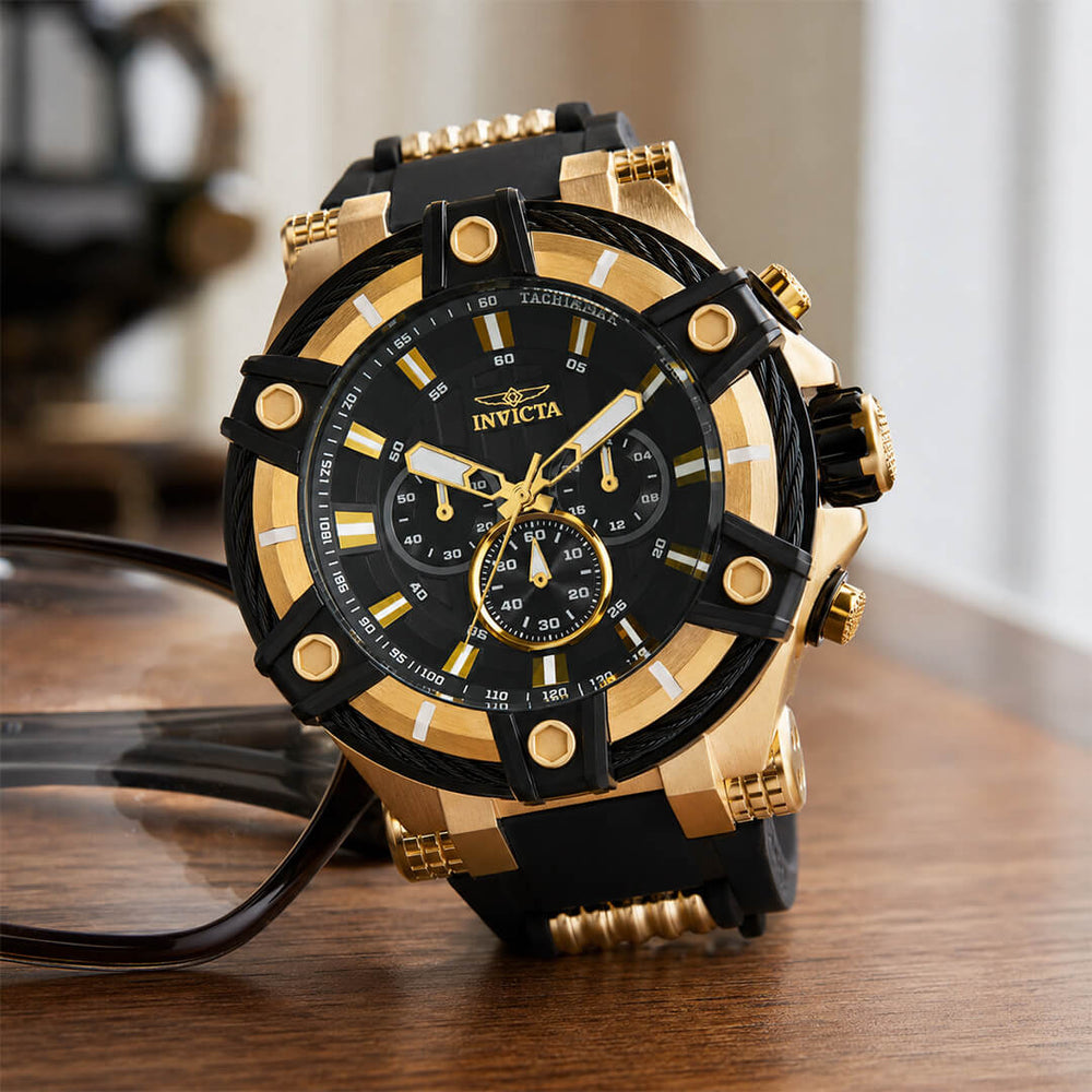 Reloj Invicta Bolt 35548 Hombre Negro y Dorado