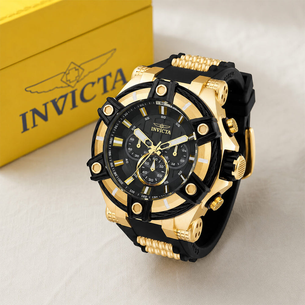 Reloj Invicta Bolt 35548 Hombre Negro y Dorado