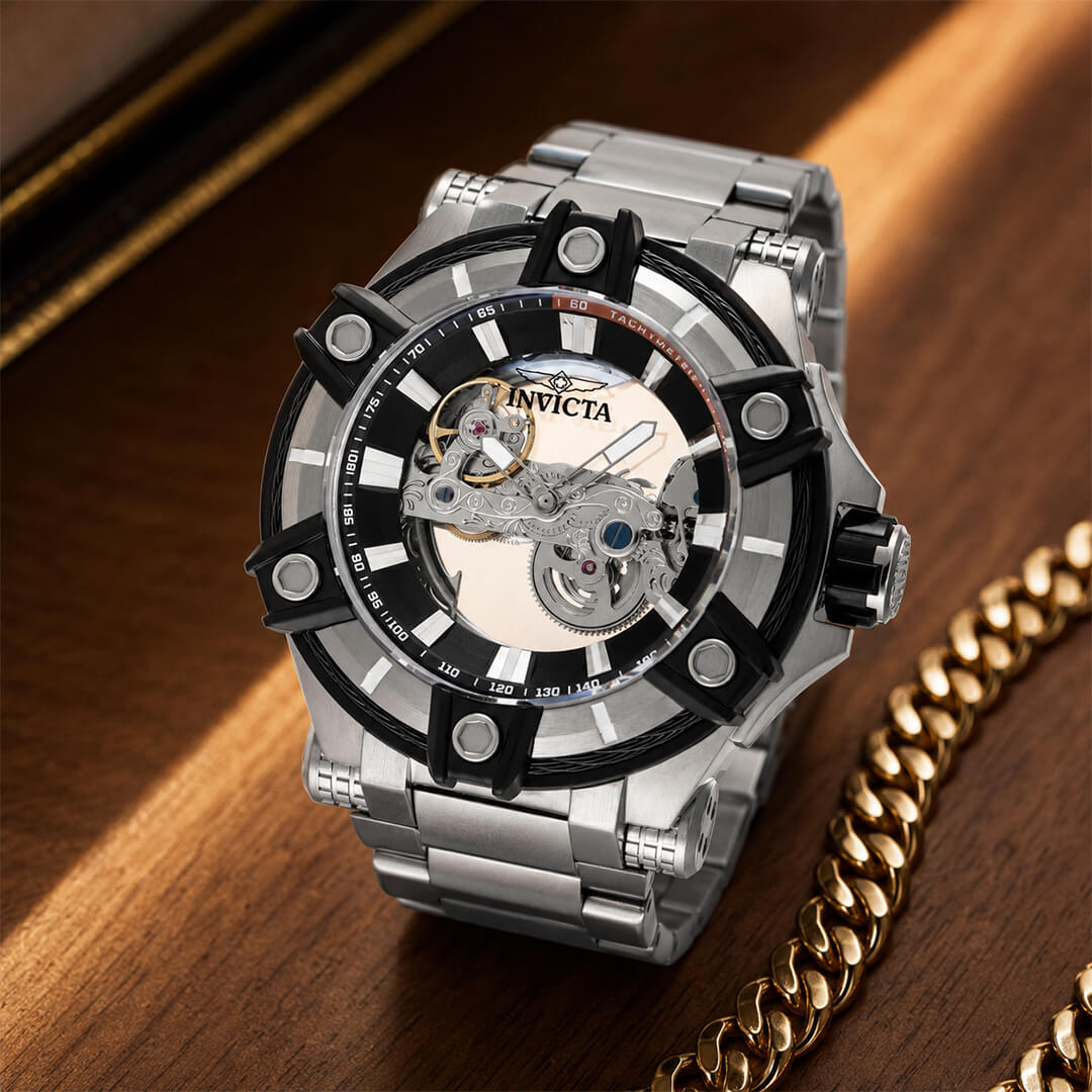 Reloj Invicta Bolt 49057 Hombre Automático Plateado