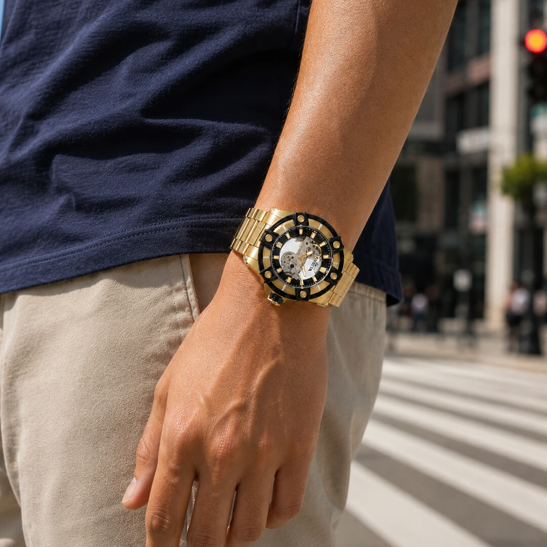 Reloj Invicta Bolt 49058 Hombre Automático Dorado