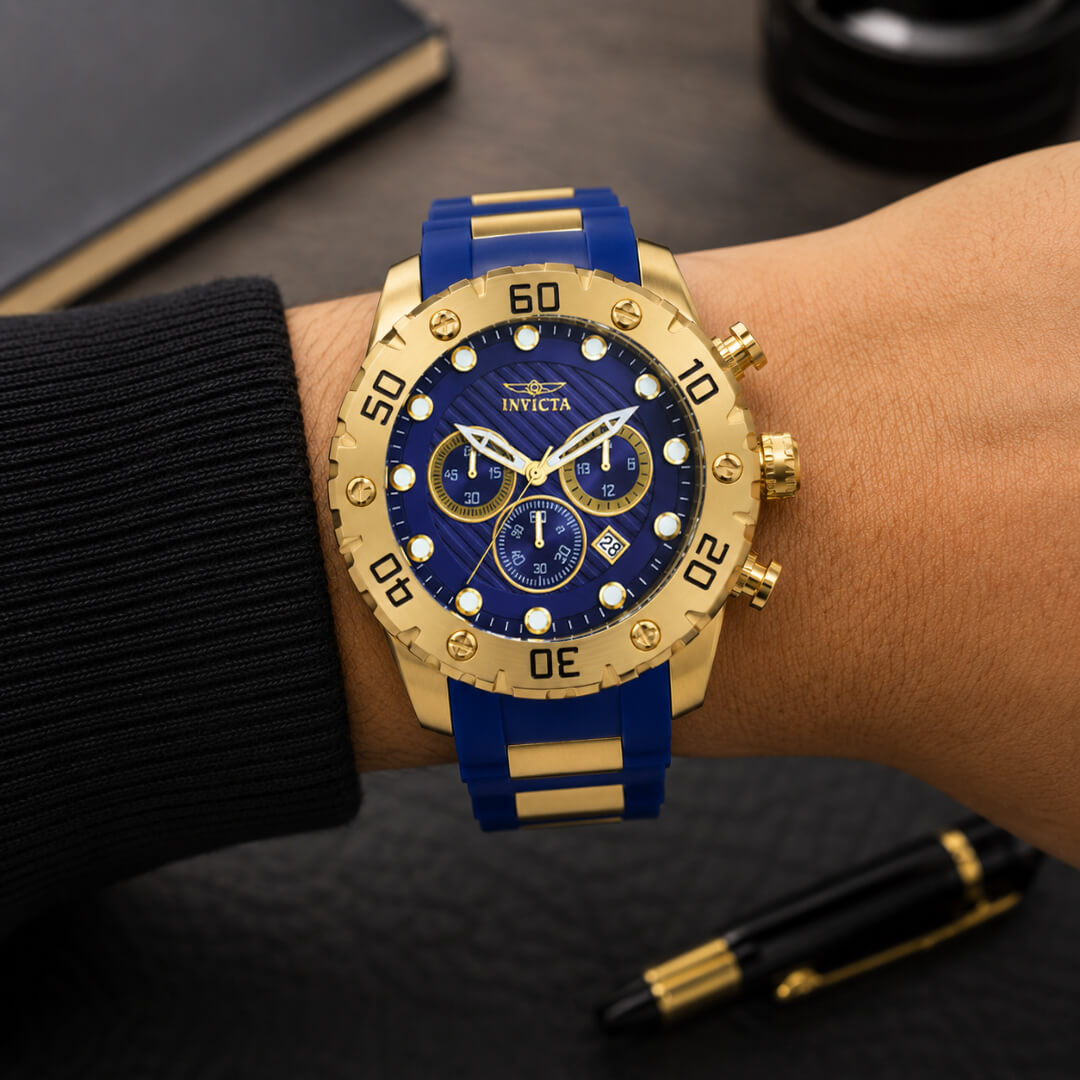 Reloj Invicta Scuba 20280 Hombre Silicona Azul