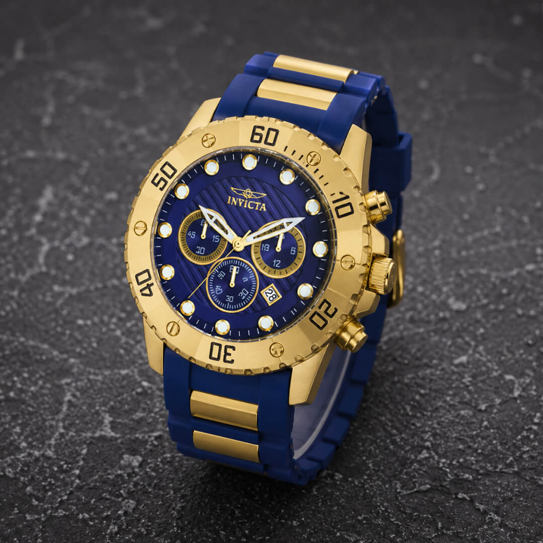 Reloj Invicta Scuba 20280 Hombre Silicona Azul