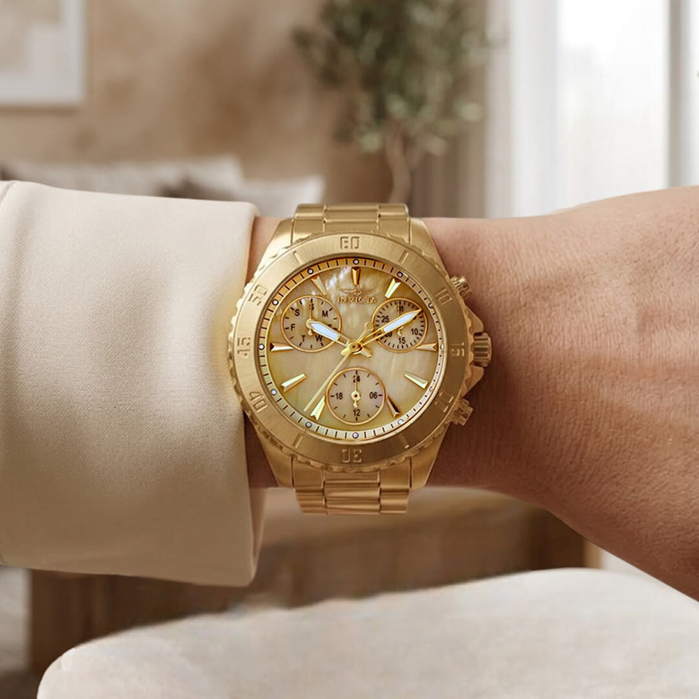 Reloj Invicta Angel 29107 Mujer Acero Dorado