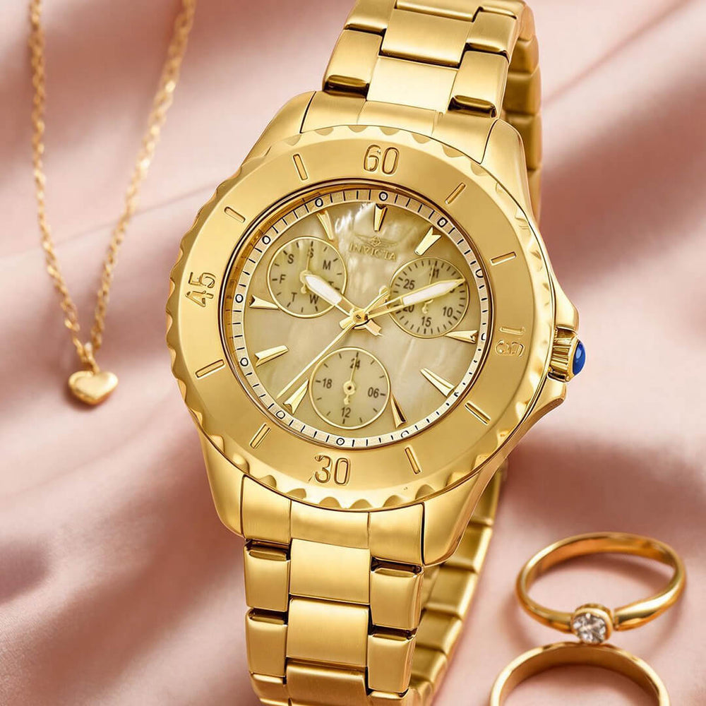Reloj Invicta Angel 29107 Mujer Acero Dorado