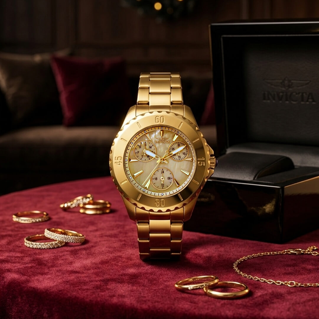 Reloj Invicta Angel 29107 Mujer Acero Dorado