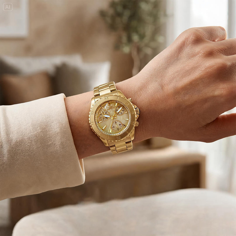 Reloj Invicta Angel 29107 Mujer Acero Dorado