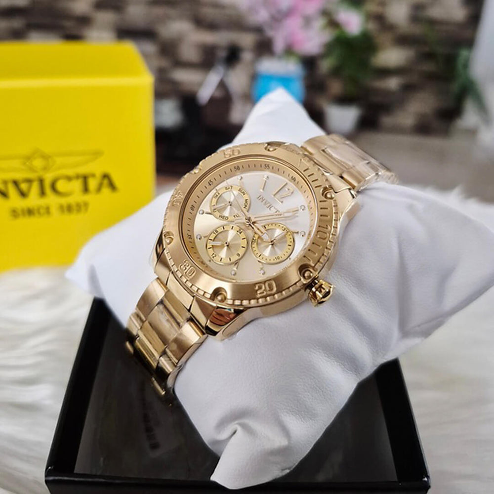 Reloj Invicta Angel 36725 Mujer Acero Dorado