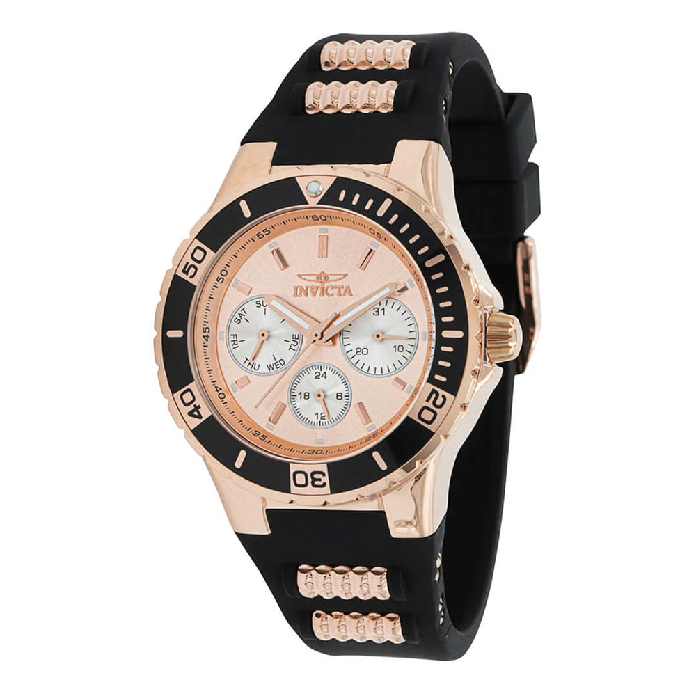Reloj Invicta Aviator Lady 37318 Mujer Deportivo Negro