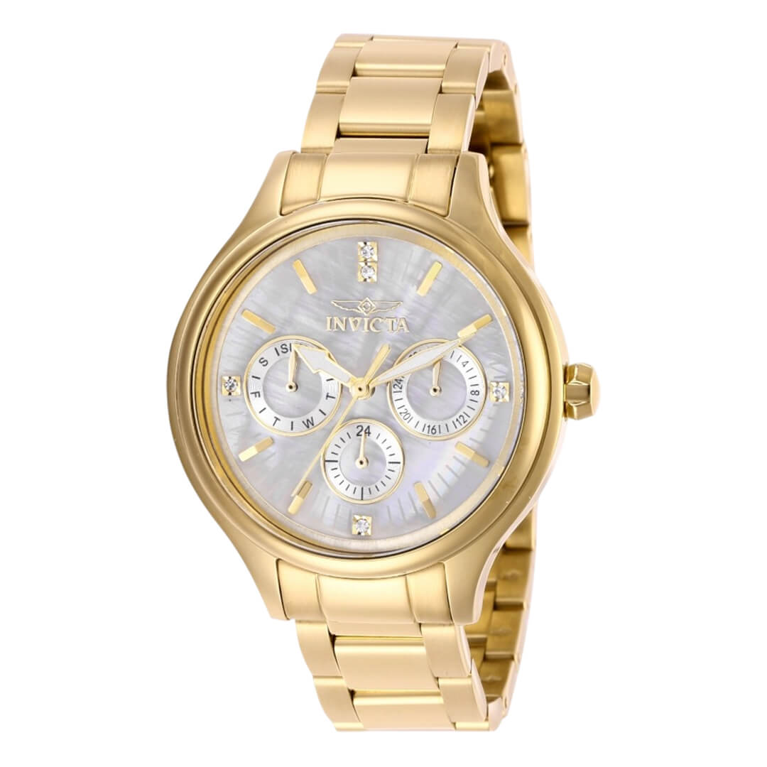 Reloj Invicta Angel 28654 Mujer Acero Dorado