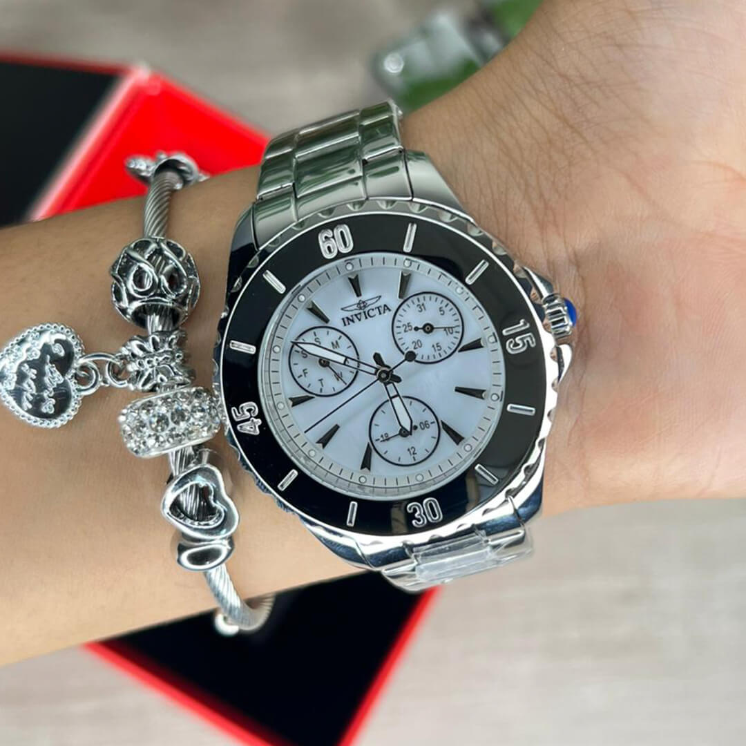 Reloj Invicta Angel 29106 Mujer Acero Plateado