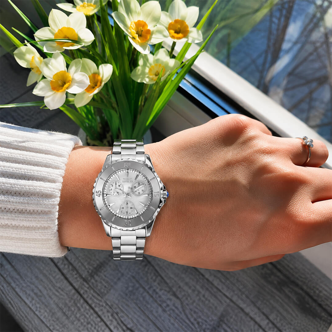 Reloj Invicta Angel 29106 Mujer Acero Plateado