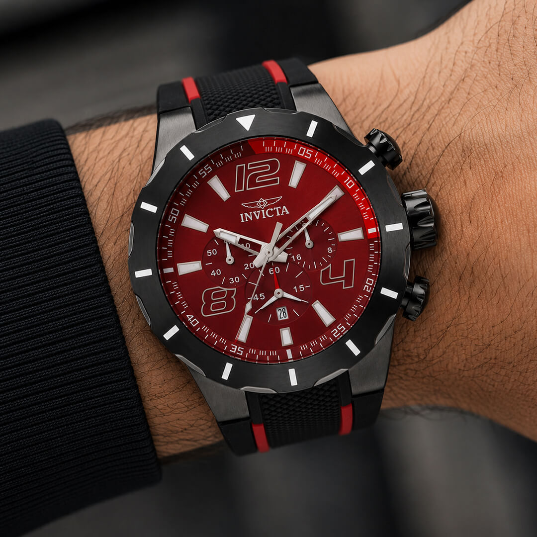 Reloj Invicta S1 Rally 34883 Hombre Deportivo Negro