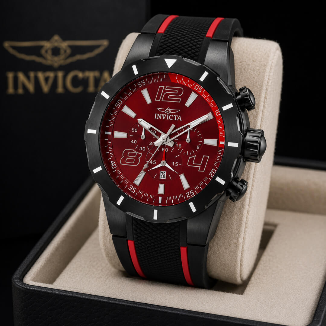Reloj Invicta S1 Rally 34883 Hombre Deportivo Negro