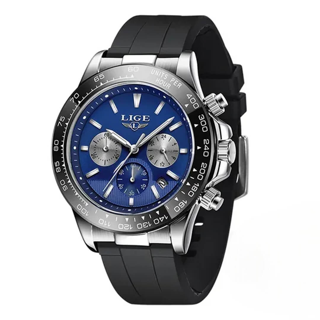 Reloj Lige LIG-1 Hombre Deportivo Negro
