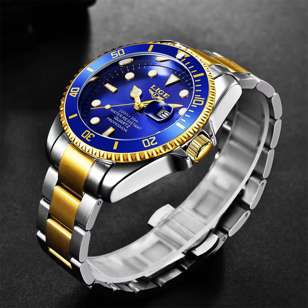 Reloj Lige LIG-6 Hombre Acero Plateado