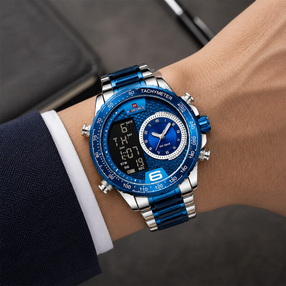 Reloj Naviforce NAV-110 Hombre Acero Azul