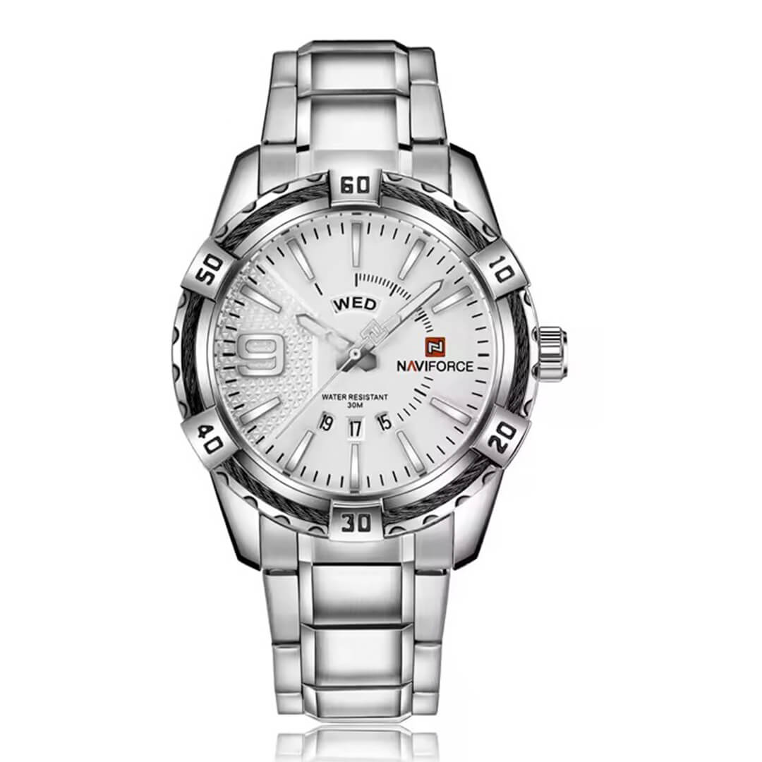 Reloj Naviforce Hombre Acero Plateado | NAV-127