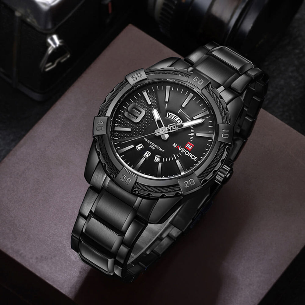 Reloj Naviforce NAV-128 Hombre Acero Negro