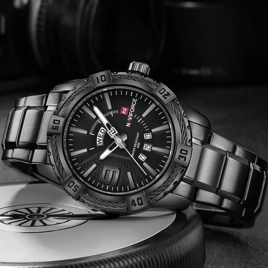 Reloj Naviforce NAV-128 Hombre Acero Negro