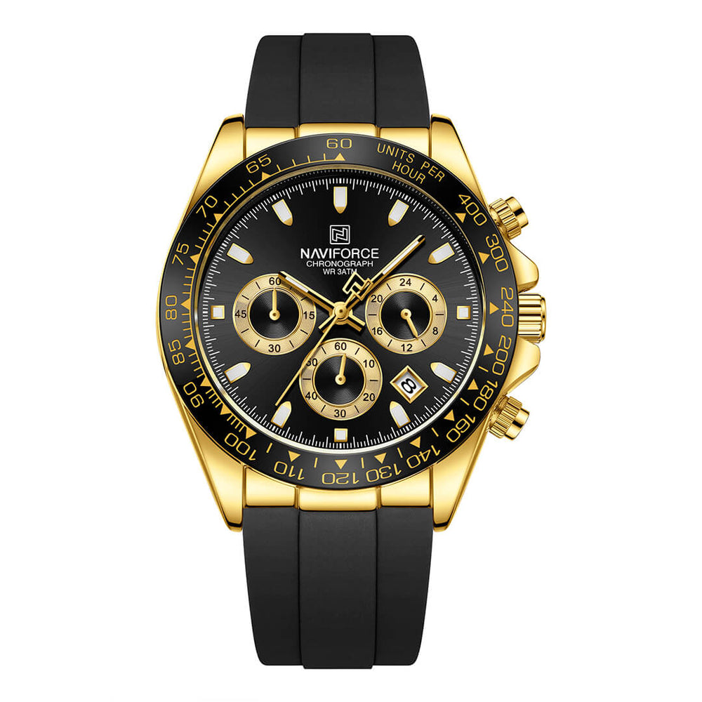 Reloj Naviforce NAV-136 Hombre Negro y Dorado