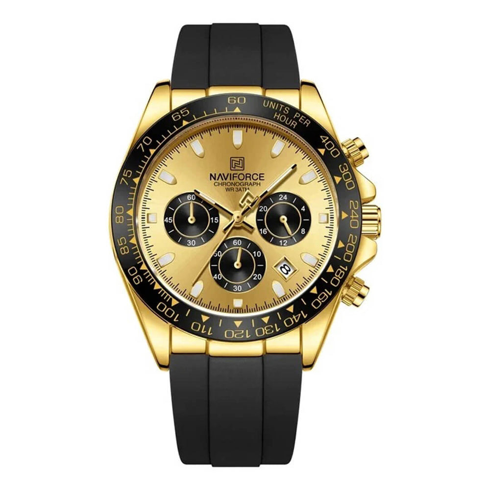 Reloj Naviforce NAV-137 Hombre Negro y Dorado