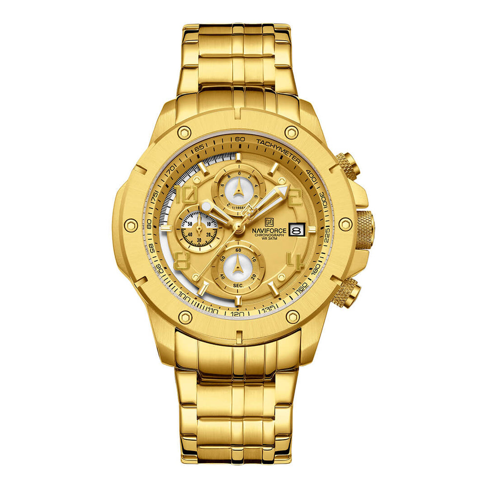 Reloj Naviforce NAV-139 Hombre Acero Dorado