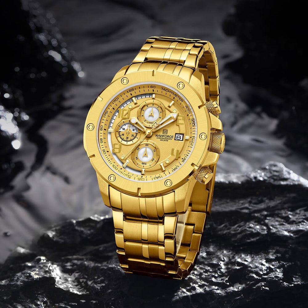 Reloj Naviforce NAV-139 Hombre Acero Dorado