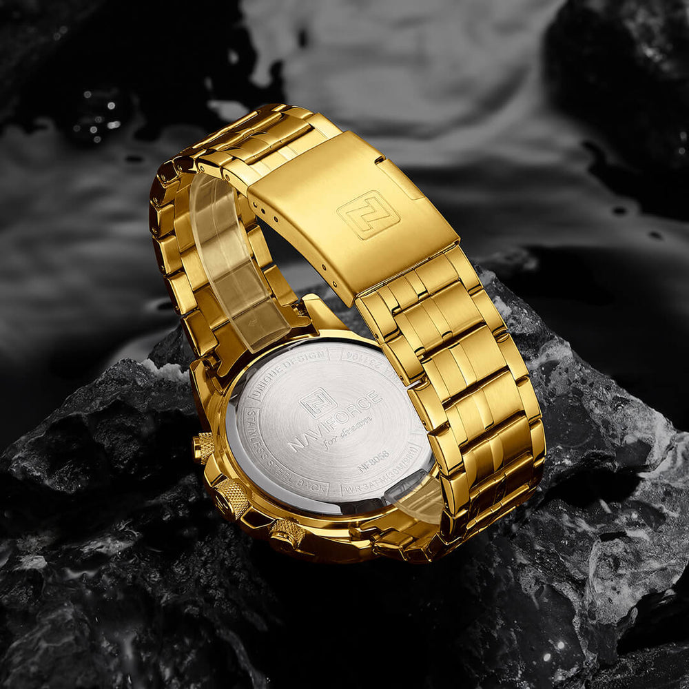 Reloj Naviforce NAV-139 Hombre Acero Dorado