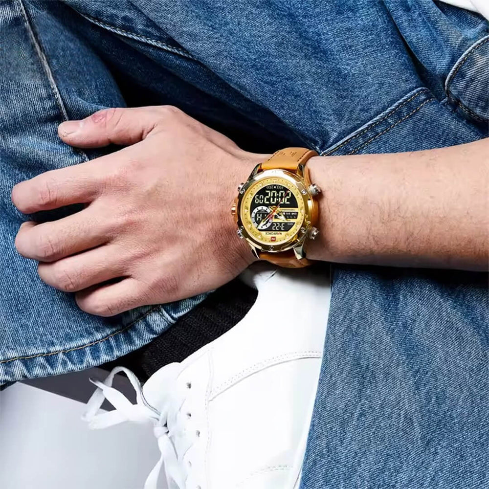 Reloj Naviforce NAV-143 Hombre Cuero Camel