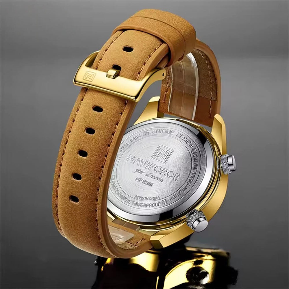 Reloj Naviforce NAV-143 Hombre Cuero Camel