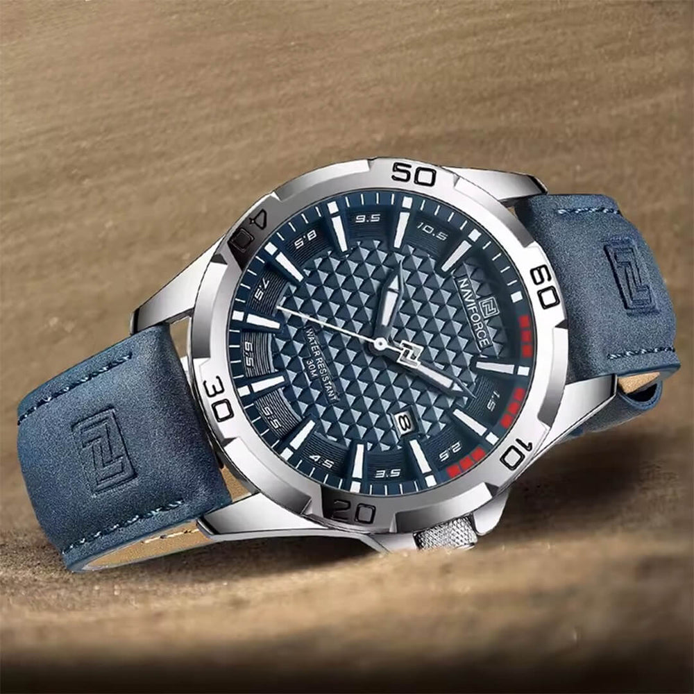 Reloj Naviforce NAV-145 Hombre Cuero Azul