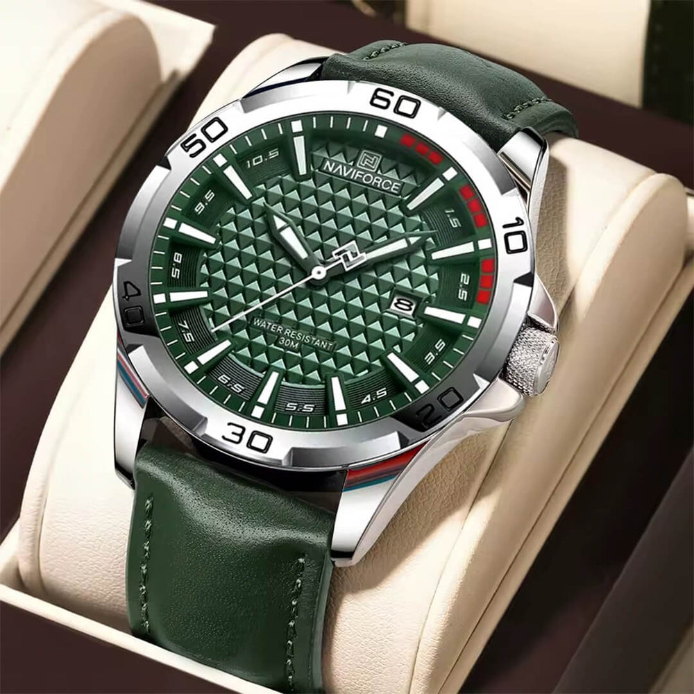 Reloj Naviforce NAV-146 Hombre Cuero Verde