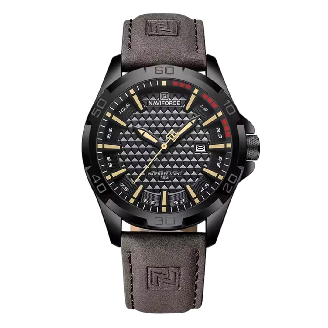 Reloj Naviforce Hombre Cuero Marrón | NAV-148