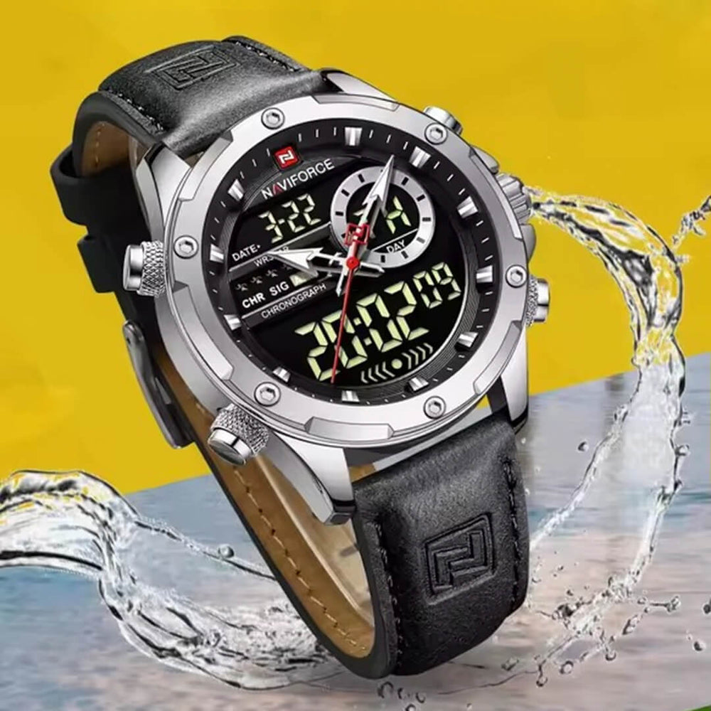 Reloj Naviforce NAV-150 Hombre Cuero Negro
