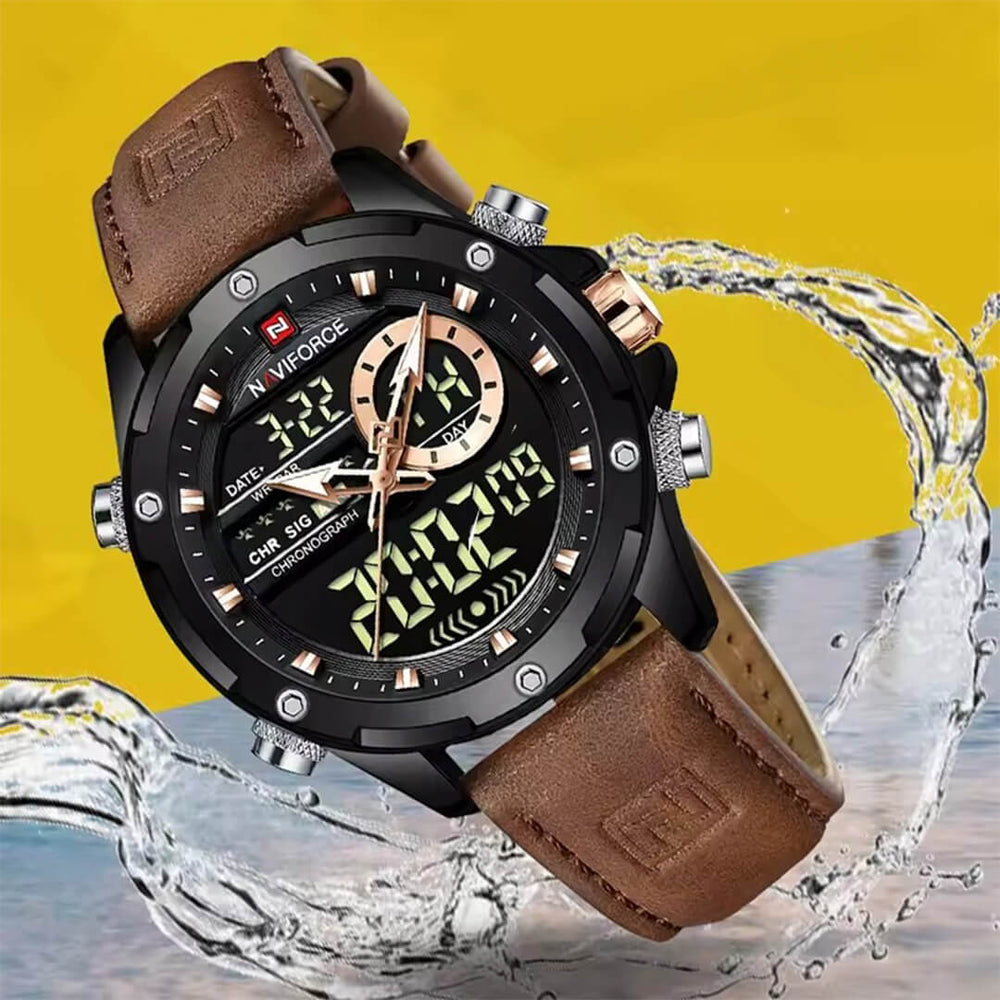 Reloj Naviforce NAV-151 Hombre Cuero Marrón