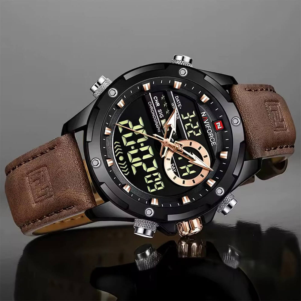 Reloj Naviforce NAV-151 Hombre Cuero Marrón