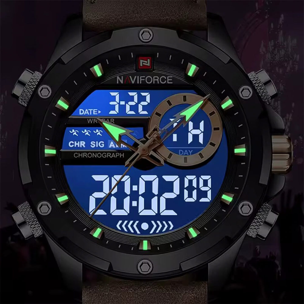 Reloj Naviforce NAV-151 Hombre Cuero Marrón