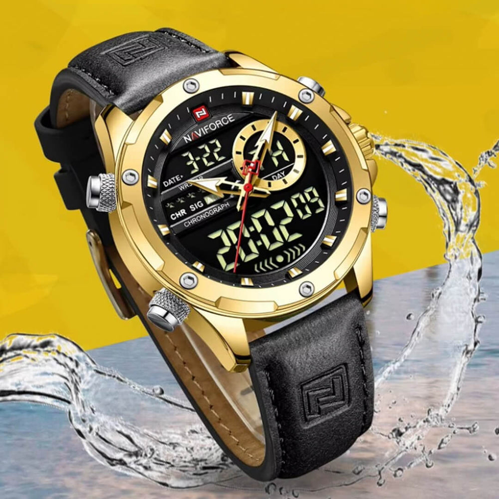 Reloj Naviforce NAV-152 Hombre Cuero Negro