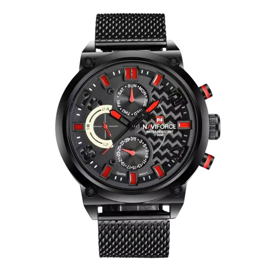 Reloj Naviforce NAV-6 Hombre Acero Negro