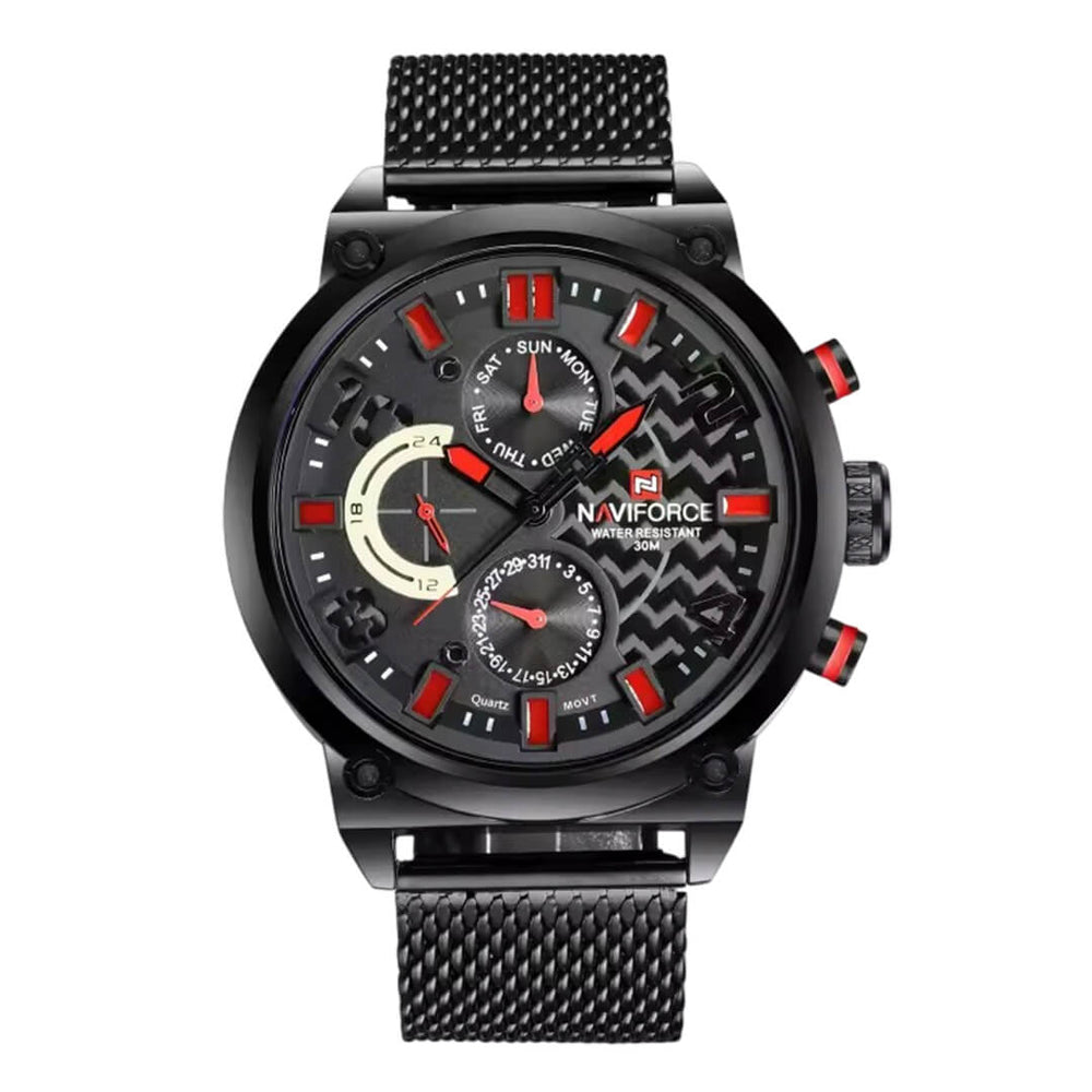 Reloj Naviforce NAV-6 Hombre Acero Negro