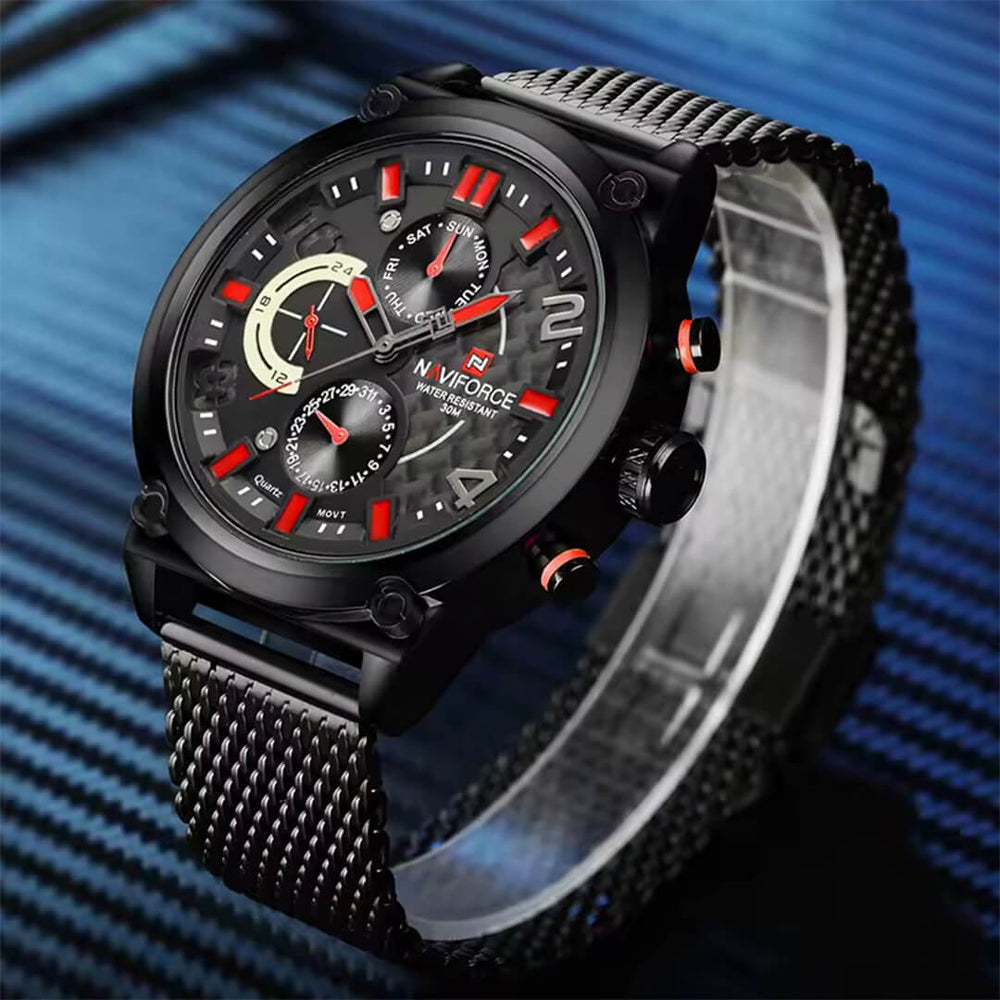 Reloj Naviforce NAV-6 Hombre Acero Negro