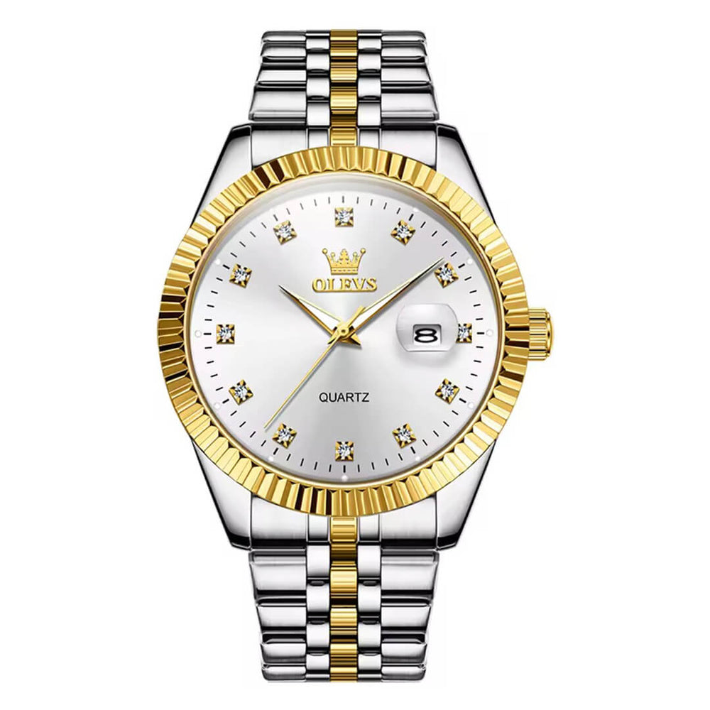 Reloj Olevs OLV-11 Hombre Acero Plateado