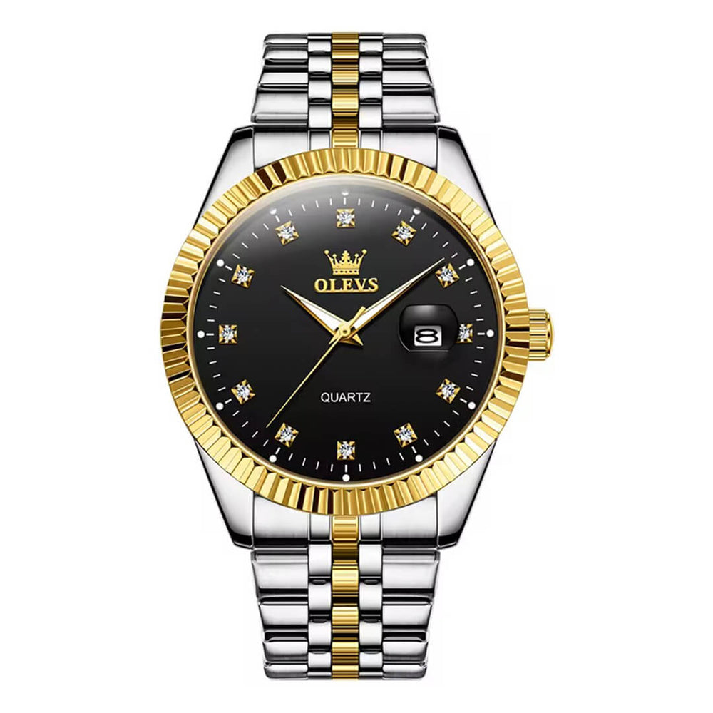 Reloj Olevs OLV-12 Hombre Acero Plateado