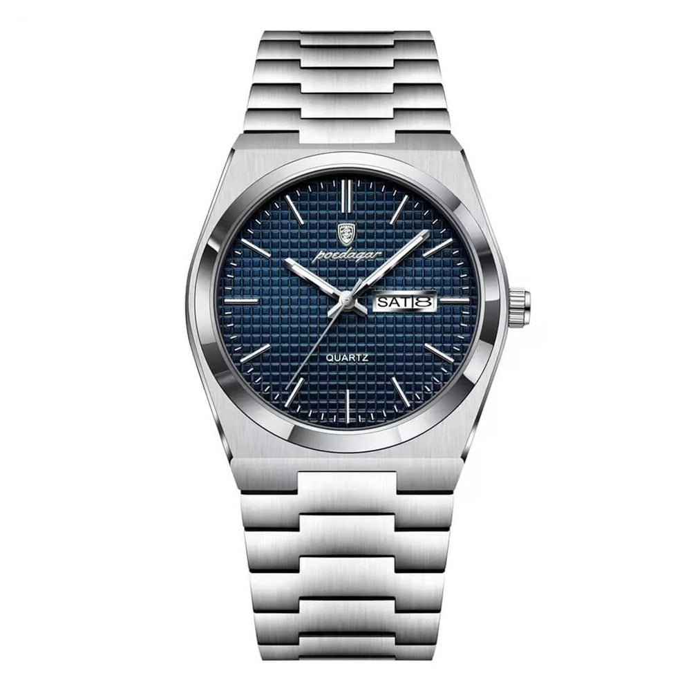 Reloj Poedagar POE-20 Tiffany Hombre Acero Azul Marino