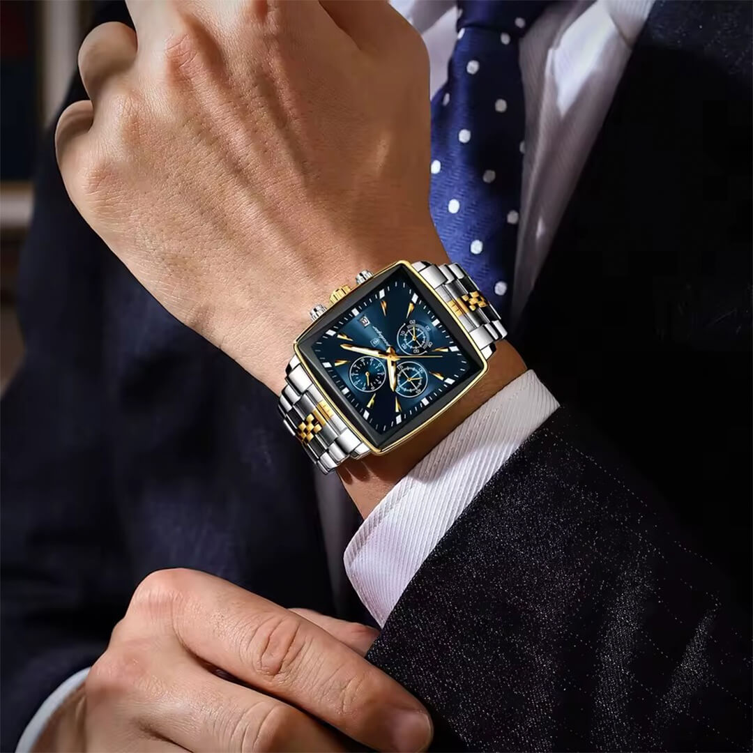 Reloj Poedagar Hombre Acero Plateado | POE-29