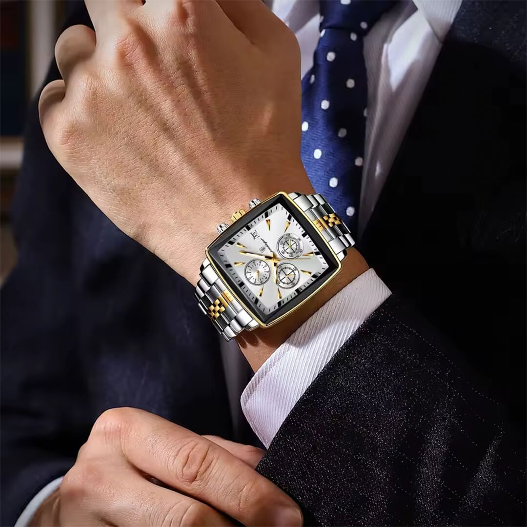 Reloj Poedagar Hombre Acero Plateado | POE-31