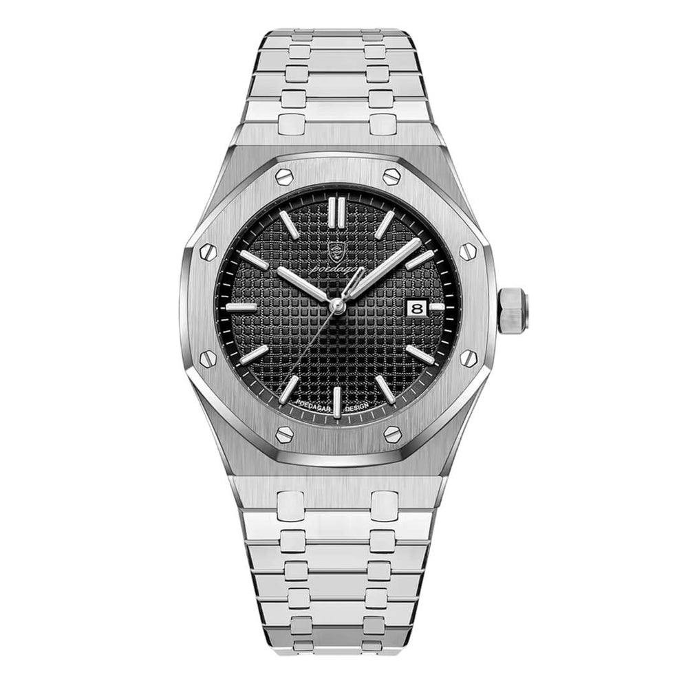 Reloj Poedagar POE-43 Hombre Acero Negro