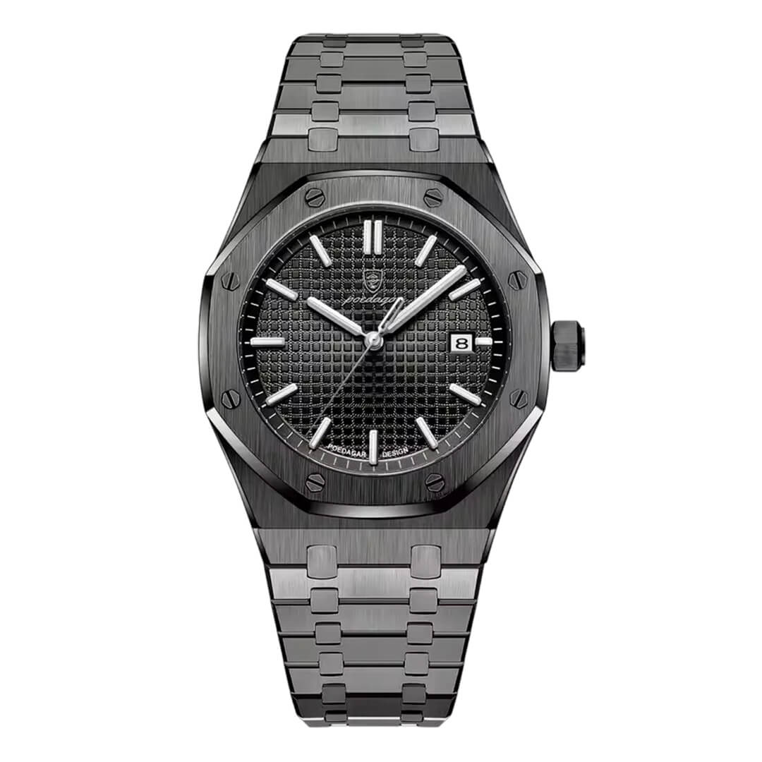 Reloj Poedagar POE-46 Hombre Acero Negro
