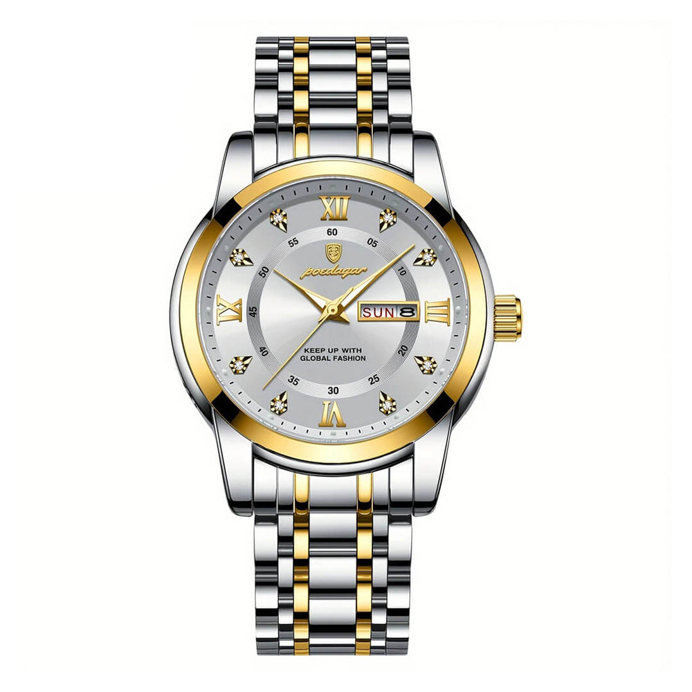 Reloj Poedagar POE-5 Hombre Acero Gris