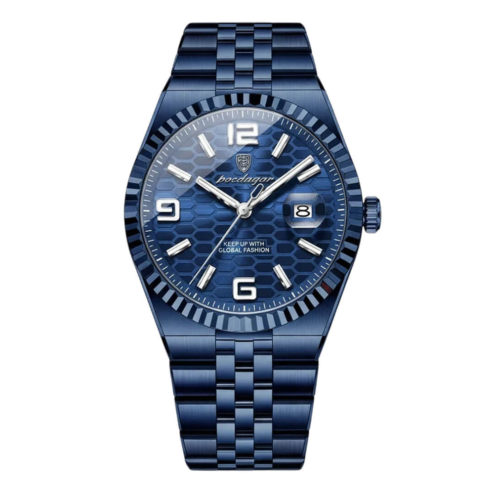 Reloj Poedagar POE-50 Hombre Acero Azul